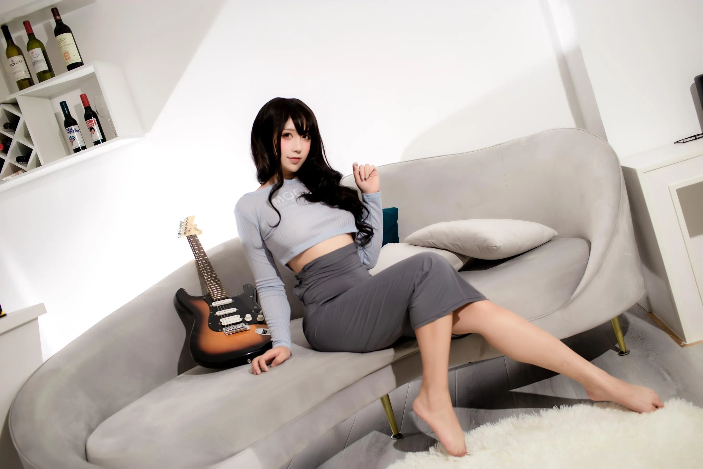 九曲Jean – NO.76 吉他妹妹包臀裙-1 [20P]插图6